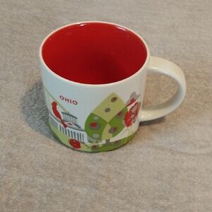 Ohio Themed Red and Green Mug